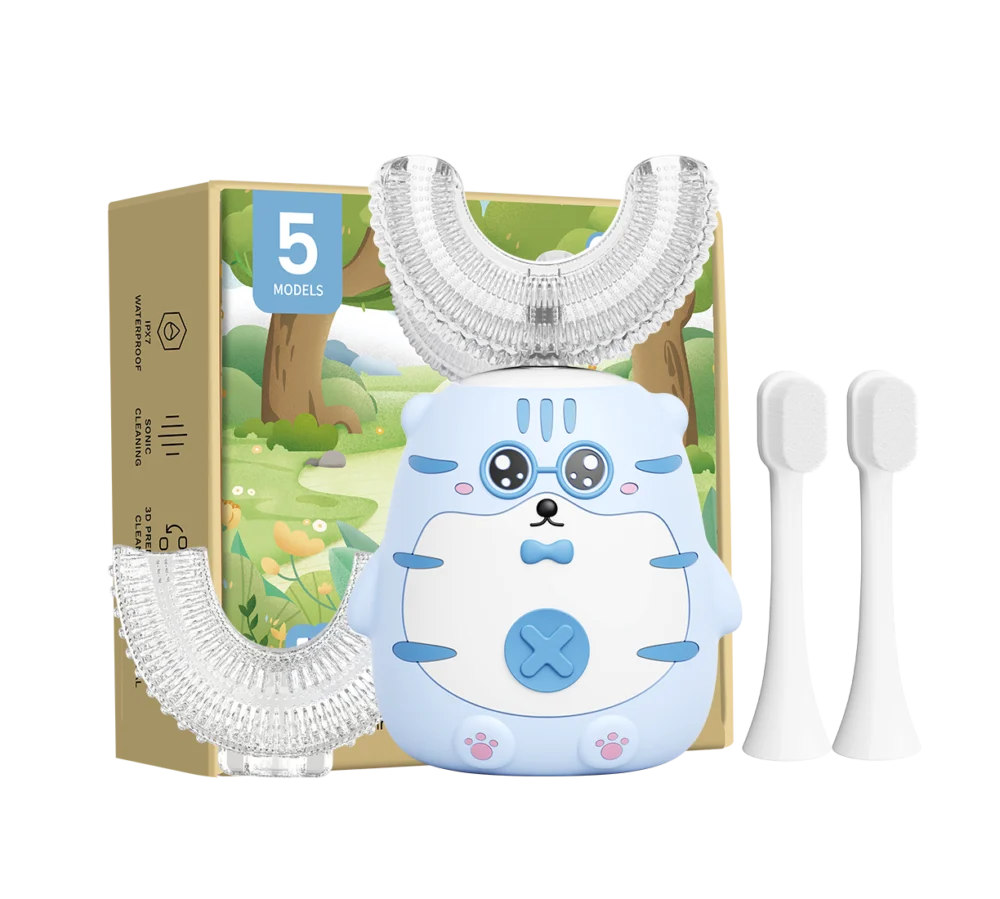 U Shaped toothbrush for kids Package
